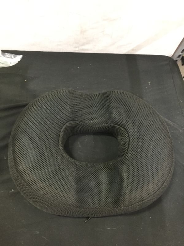 Photo 1 of washable cover--gel ring cushion---- black 