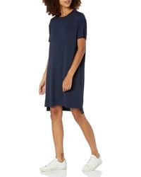 Photo 1 of Daily Ritual Women's Jersey Short-Sleeve Boxy Pocket T-Shirt Dress,XL
