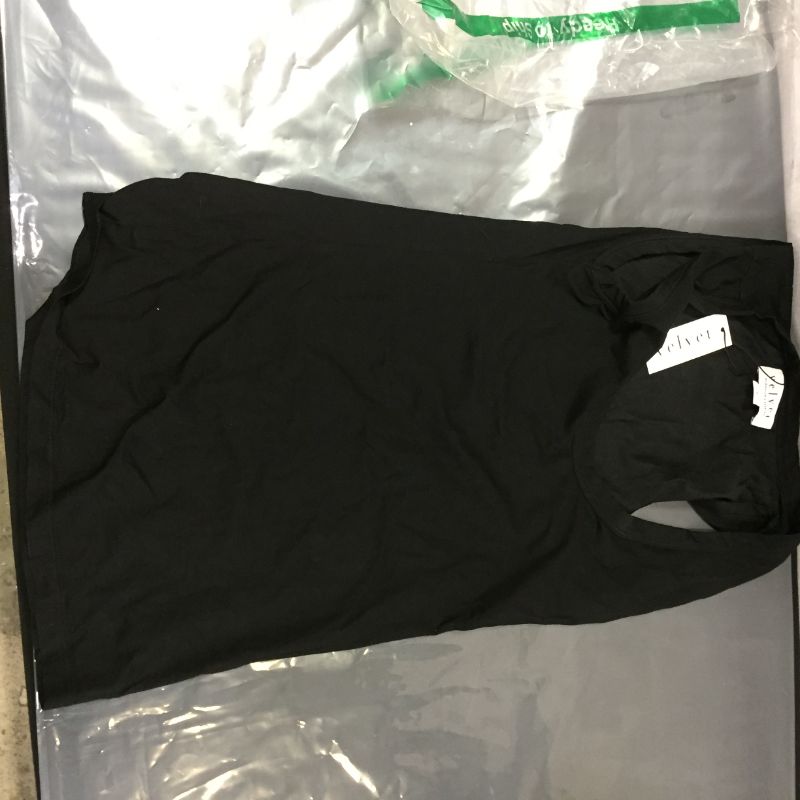 Photo 1 of Velvet Women's Black Ally Stretch-cotton Tank Top
