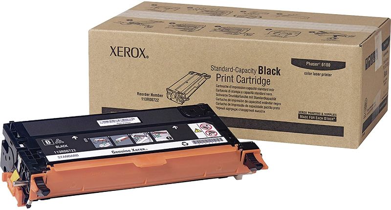 Photo 1 of Xerox 113R00722 Phaser 6180 Black Standard Capacity Print Cartridge
