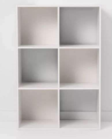 Photo 1 of 11" 6 Cube Organizer Shelf - Room Essentials™
