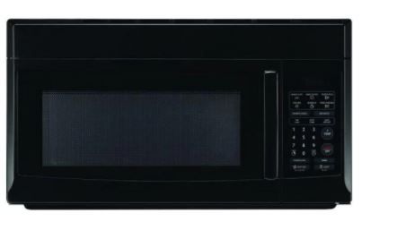 Photo 1 of 1.6 cu. ft. Over the Range Microwave in Black
