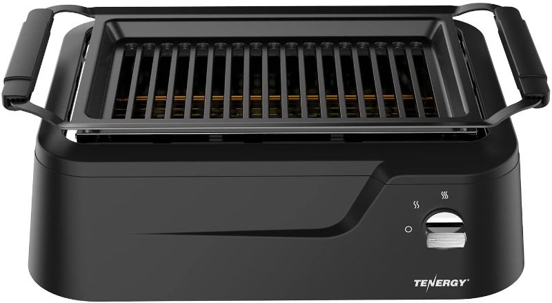 Photo 1 of Tenergy Redigrill Smoke-less Infrared Grill, Indoor Grill, Heating Electric Tabletop Grill, Non-stick Easy to Clean BBQ Grill, for Party/Home, ETL Certified
