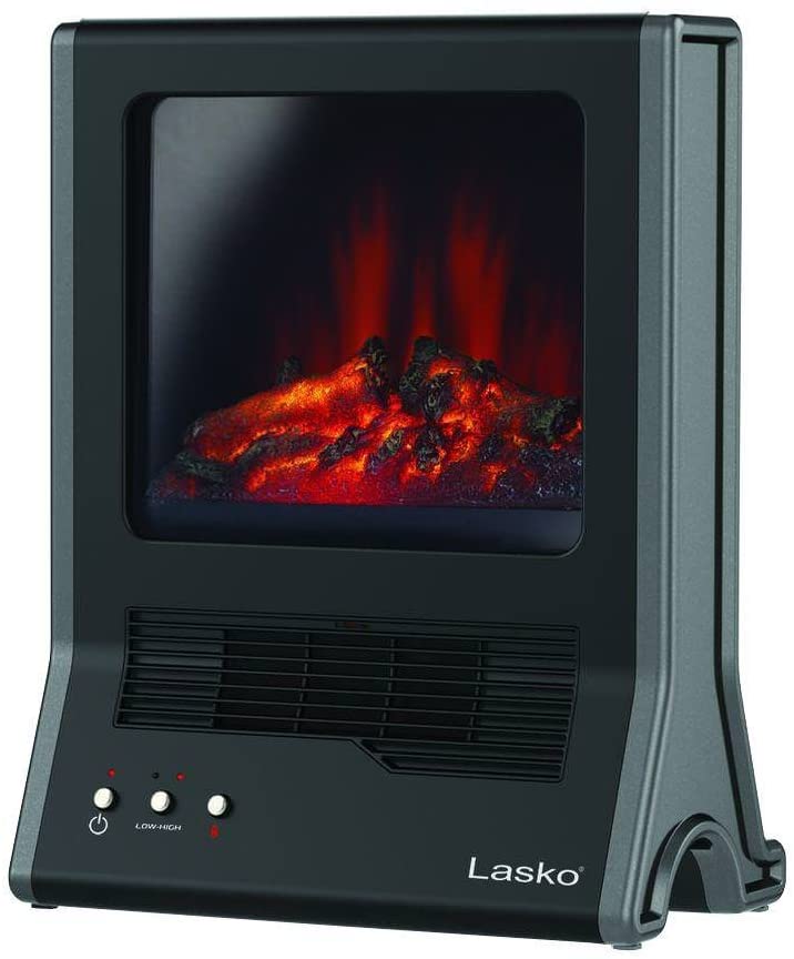 Photo 1 of Lasko CA20100 Ultra Ceramic Fireplace Heater, Black

