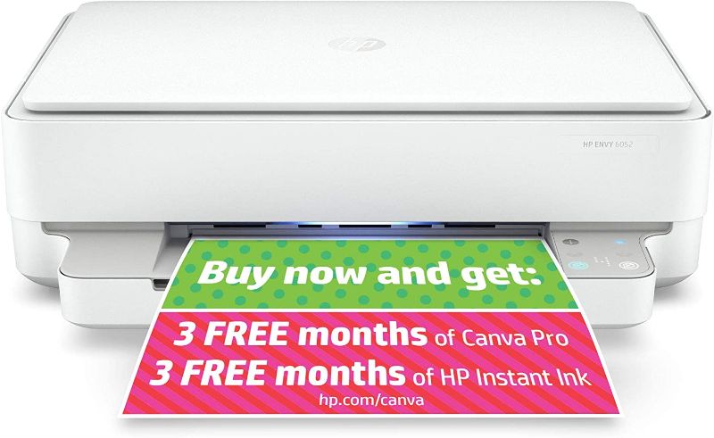 Photo 1 of HP Envy 6052 Wireless All-in-One Color Inkjet Printer
