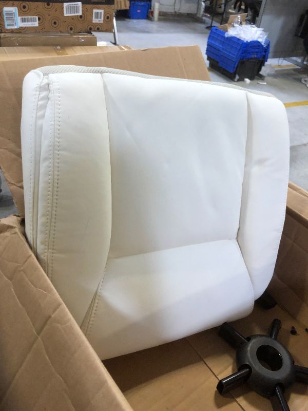 Photo 1 of all white office chair 