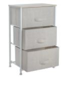 Photo 4 of 27193-FEJ 3 Drawer Storage Chest, Beige
