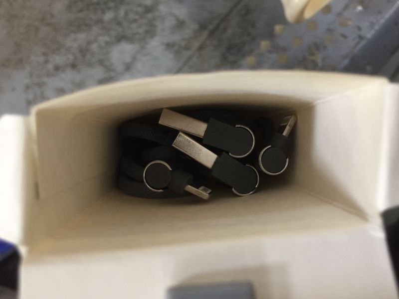 Photo 1 of 90 Degree Gaming Cable Fast Charging USB Lightning Cable Nylon Braid Compatible with Apple Devices iPhone/Ipad
