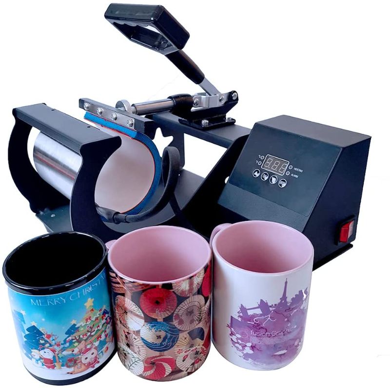 Photo 4 of BetterSub Mug Heat Press, Heat Press for Mugs,Heat Press Machine, Cup Heat Transfer Sublimation 11oz Blue
