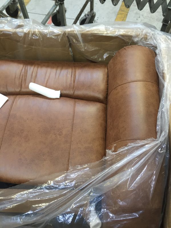 Photo 7 of Coaster Home Furnishings Sir Rawlinson Motion Sofa with Nailhead Studs Buckskin Brown
