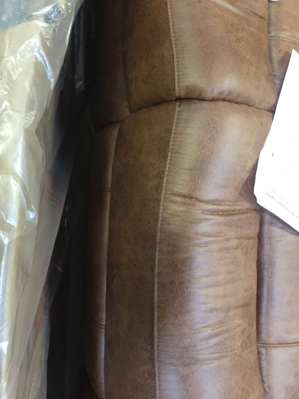 Photo 3 of Coaster Home Furnishings Sir Rawlinson Motion Sofa with Nailhead Studs Buckskin Brown
