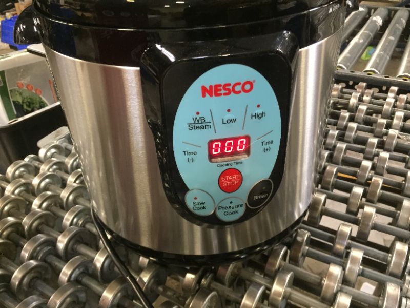 Photo 2 of NESCO NPC-9 Smart Pressure Canner and Cooker, 9.5 quart, Stainless Steel
