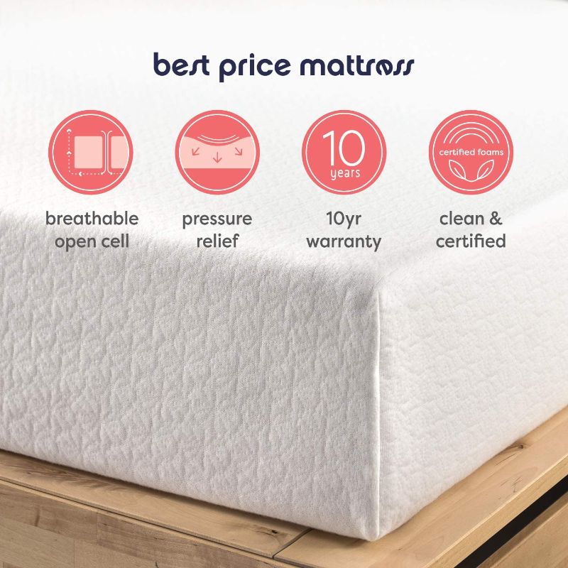 Photo 1 of Best Price Mattress 10-Inch Memory Foam Mattress, Queen
