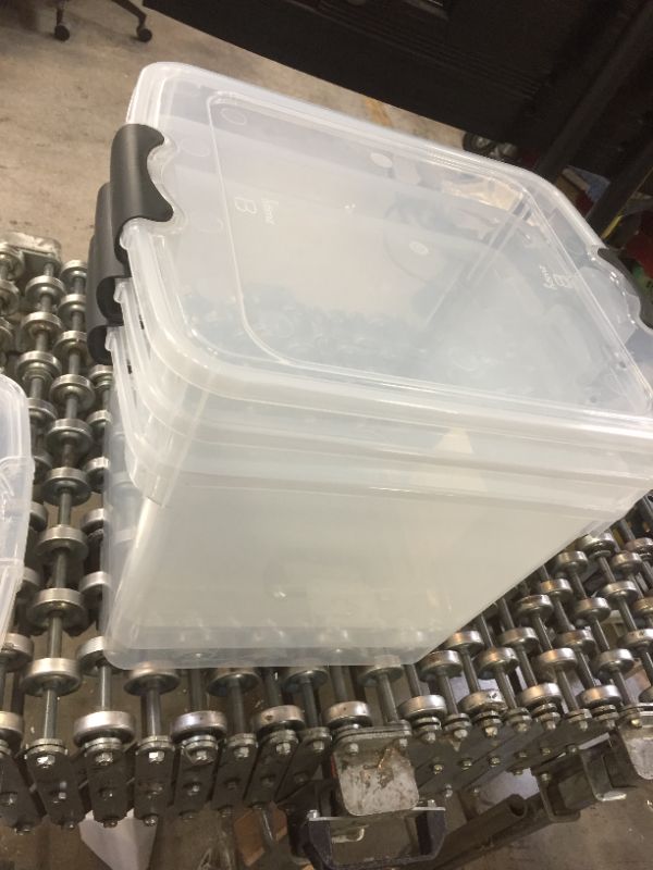 Photo 1 of 13x16x12in 4 pack of plastic container bins