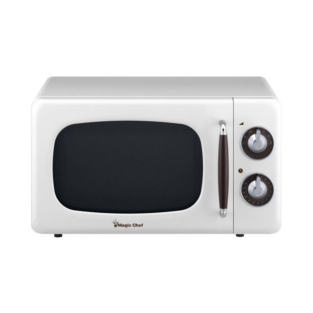 Photo 1 of 0.7 Cu Ft 700 Watt Countertop Microwave in White - 12.8" D x 17.7" W x 10.2" H
