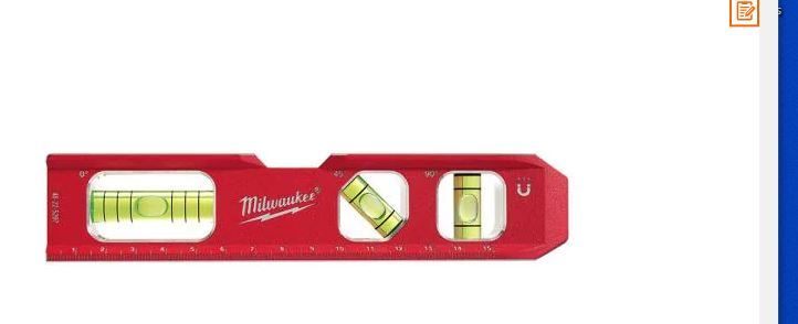 Photo 1 of 7 in. Metric Compact Billet Torpedo Level
