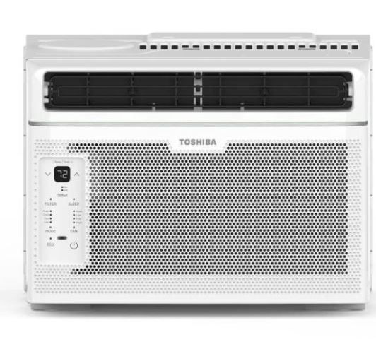 Photo 1 of 6,000 BTU 115-Volt Window Air Conditioner with Remote in White
