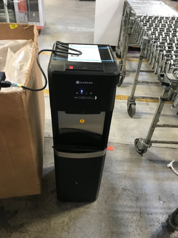 Photo 4 of Matte Black and Stainless Steel Bottom Load Water Dispenser

