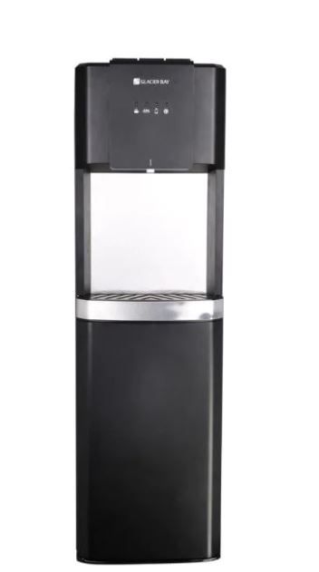 Photo 1 of Matte Black and Stainless Steel Bottom Load Water Dispenser
