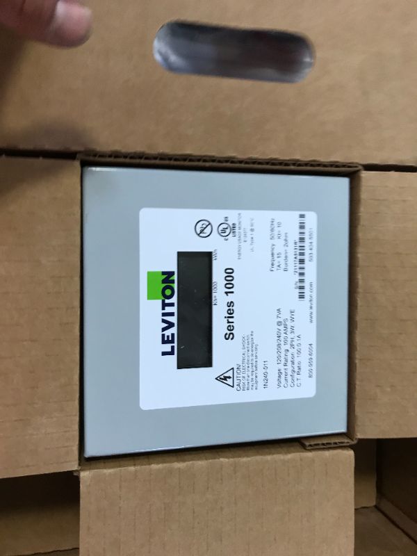 Photo 3 of Leviton 2K480-2D Series 2000 480V 3P4W 200A Demand Indoor Kit with 3 Split Core CTs
