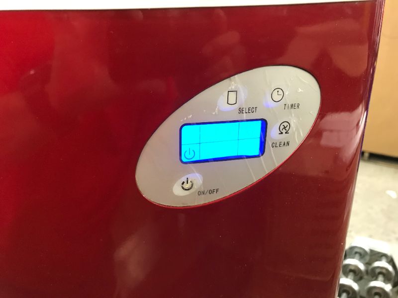 Photo 2 of NewAir 50lbs Portable Ice Maker - Red AI-215R
