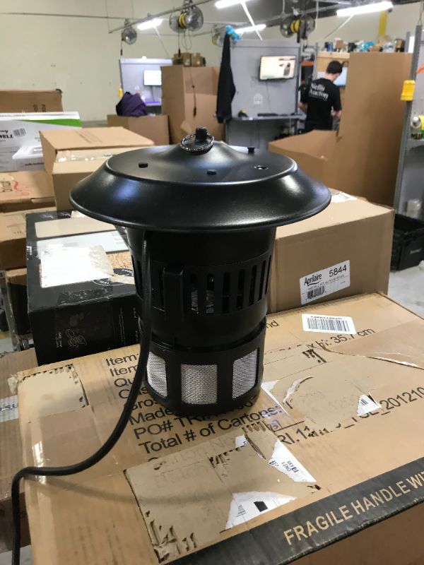 Photo 1 of Dynatrap Insect Trap - 1/2 Acre Optional Wall Mount - Black
