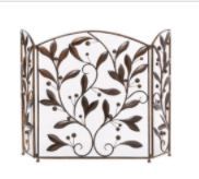 Photo 1 of Deco 79 Metal Fire Screen, 48 by 30-Inch
