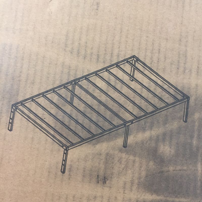 Photo 1 of 14: platform steel twin bed frame