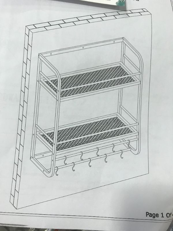 Photo 1 of bathroom shelf wall mounted grey 