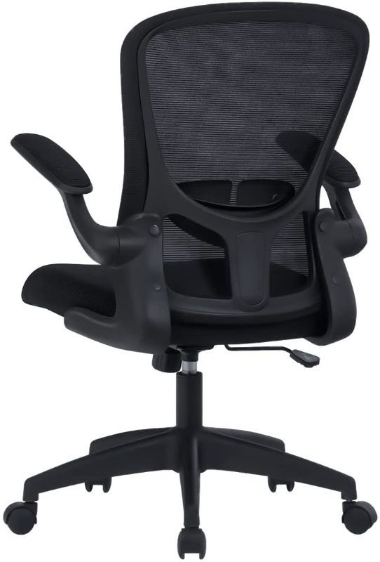 Photo 1 of Sytas Office Chair Ergonomic Desk Chair Computer Task Mesh Chair with Flip-up Arms Lumbar Support and Adjustable Height?Black ---- PARTS ONLY----
