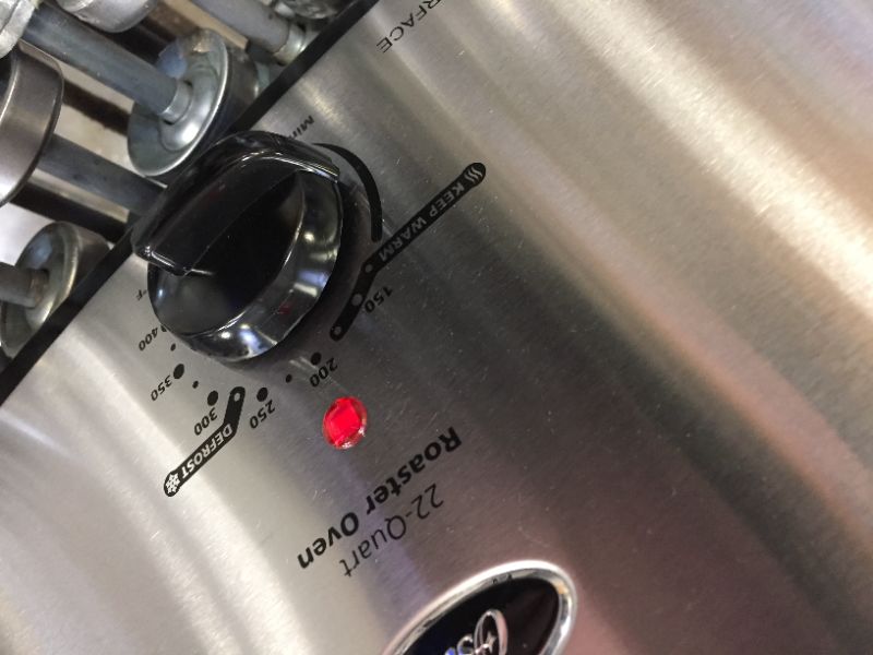 Photo 1 of 22 qt. Roaster Oven with Self-Basting Lid in Stainless Steel