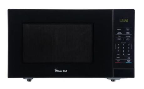 Photo 1 of 1.1 cu. ft. Countertop Microwave in Black with Gray Cavity
