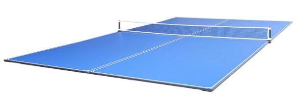 Photo 2 of JOOLA Tetra - 4 Piece Ping Pong Table Top for Pool Table - Includes Ping Pong Net Set - Full Size Table Tennis Conversion Top for Billiard Tables - Easy Assembly & Compact Storage - Incl. Foam Backing
