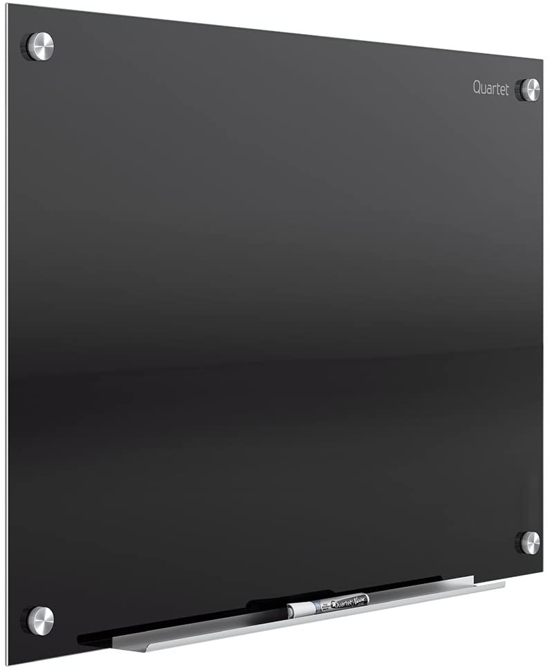 Photo 1 of Quartet® Infinity™ Magnetic Glass Marker Unframed Whiteboard, 96" x 48", Black