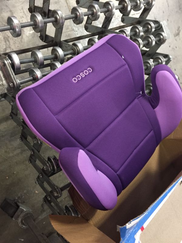 Photo 3 of Cosco Topside Child Safe Belt Positioned Backless Booster Car Seat, Purple Grape