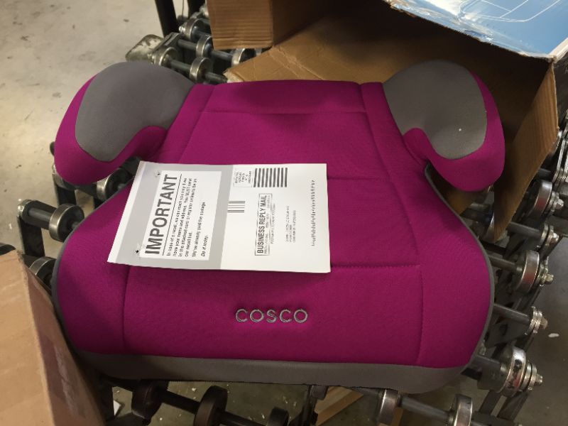 Photo 1 of Cosco Topside Backless Booster Car Seat, Magenta
