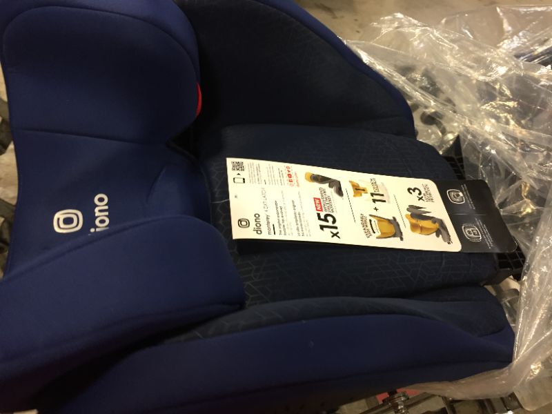 Photo 3 of Diono Monterey 4DXT Latch 2-in-1 Booster Car Seat, Blue