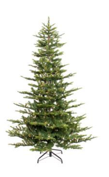 Photo 1 of 6 1/2 ft. Pre-lit Aspen Green Fir Artificial Christmas Tree 500 UL listed Clear Lights
