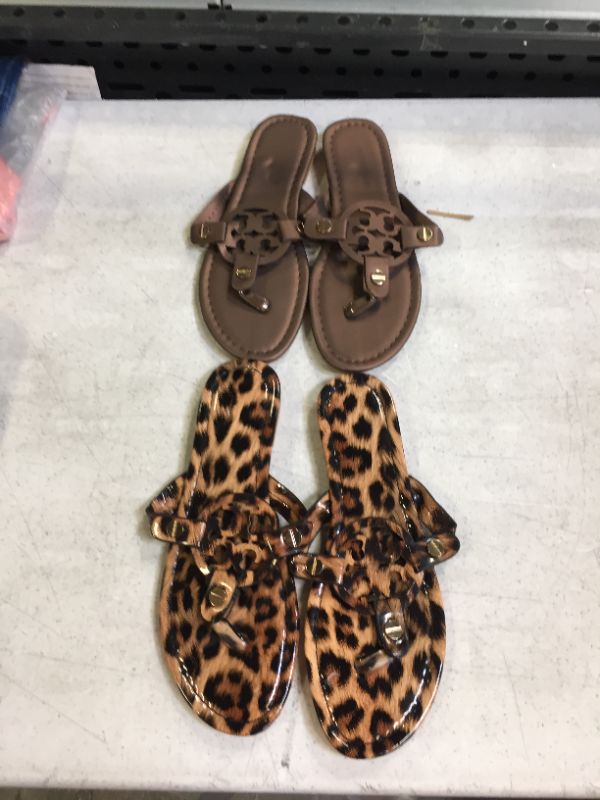 Photo 1 of 2 pair size 9-10 sandals