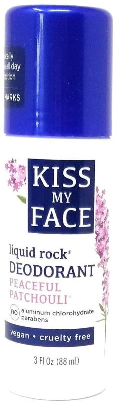 Photo 1 of Kiss My Face Paraben Free Liquid Rock Roll-On Deodorant, Patchouli - 3 oz - 3 pk
