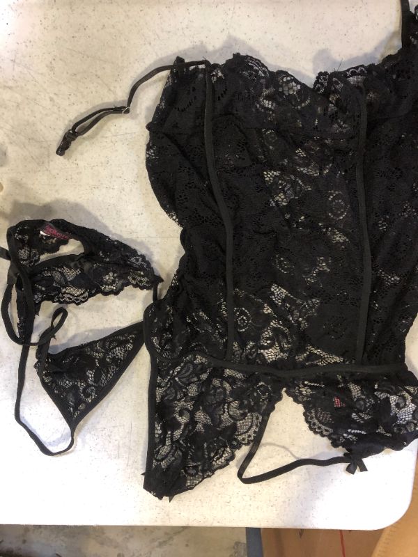 Photo 1 of Black Lingerie Set size M