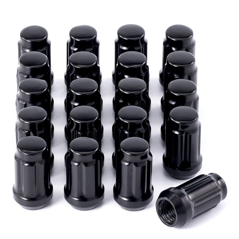 Photo 1 of 12x1.5 Lug Nuts Black 19 Piece, M12x1.5 Lug Nuts Wheel Accessories Compatible with Toyota Honda and Mazda