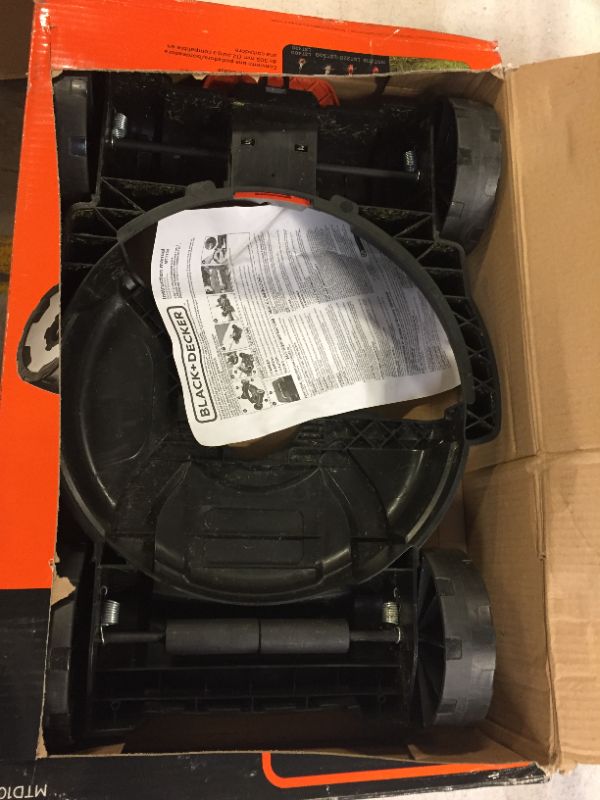 Photo 4 of BLACK+DECKER Lawn Mower Removable Deck for String Trimmer (MTD100)
