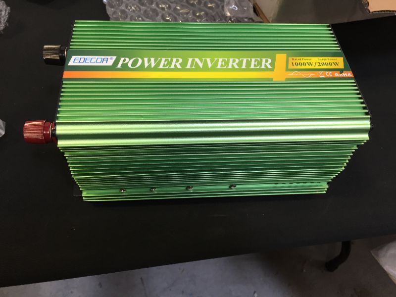 Photo 1 of 1000W 2000W Power Inverter Pure Sine Wave 12V dc 110V 120V ac LCD USB Remote RV
