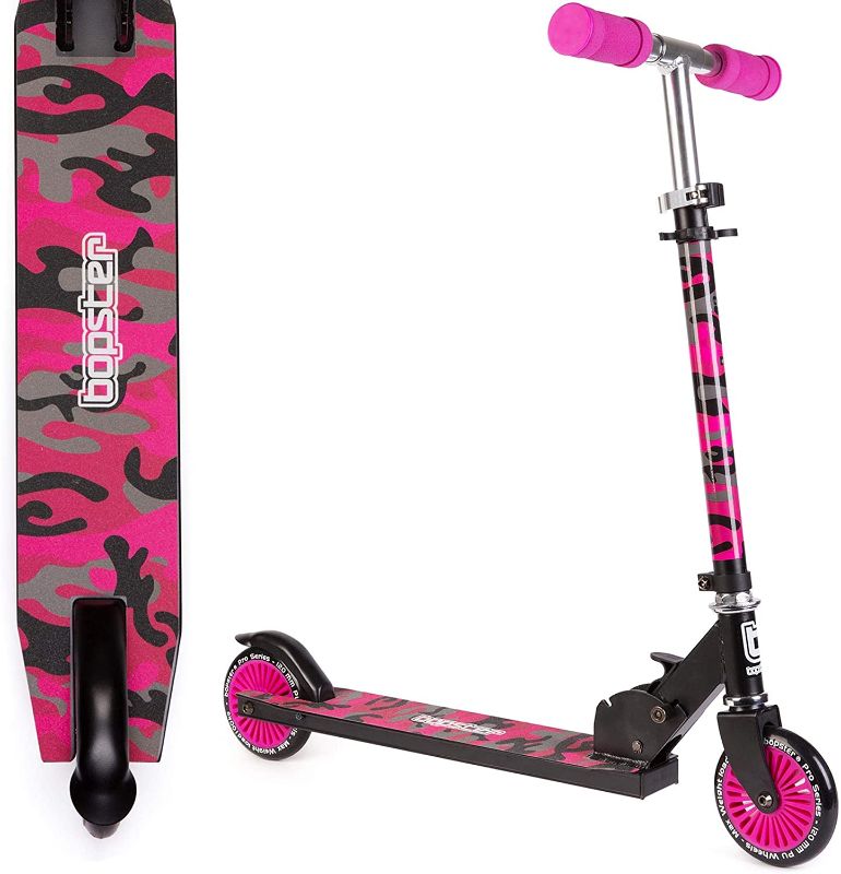 Photo 1 of Bopster 2 Wheeled Folding Children’s Kick Scooter – Pink Camo
