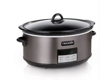 Photo 1 of Crockpot™ 8-qt. Black Stainless Digital Slow Cooker
