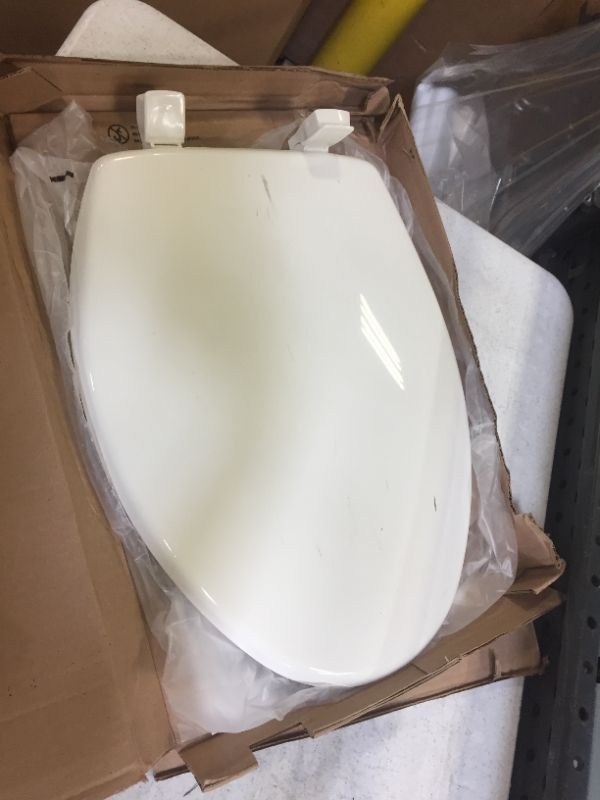 Photo 5 of BEMIS 7300SLEC 346 Toilet Seat will Slow Close and Removes Easy for Cleaning