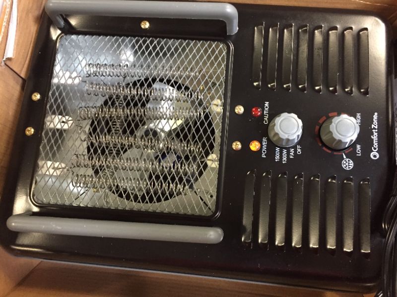 Photo 1 of Comfort Zone CZ798 5120 BTU Multi-Purpose Utility Heater Fan
BLACK