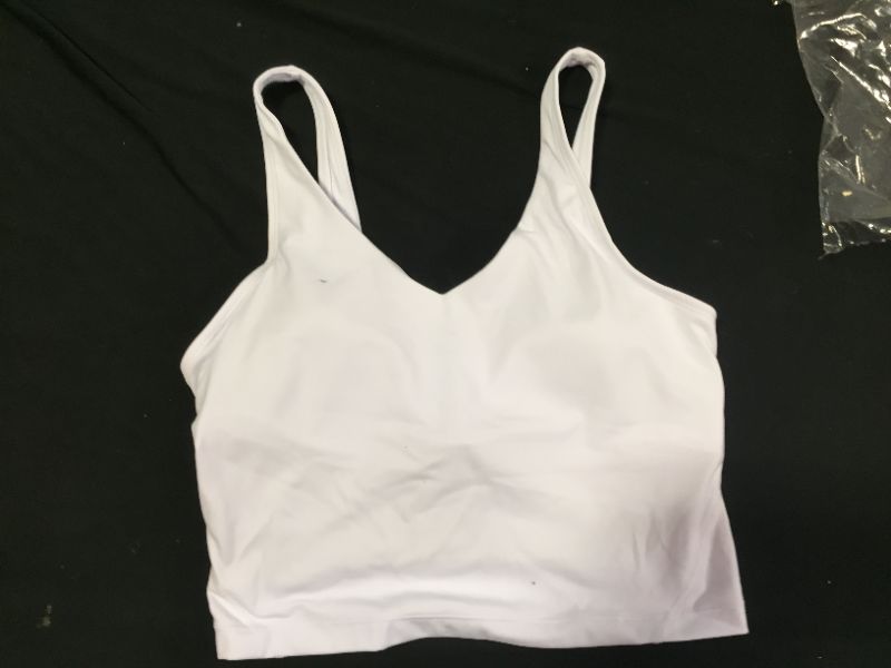 Photo 1 of small size womens bra sports color white 