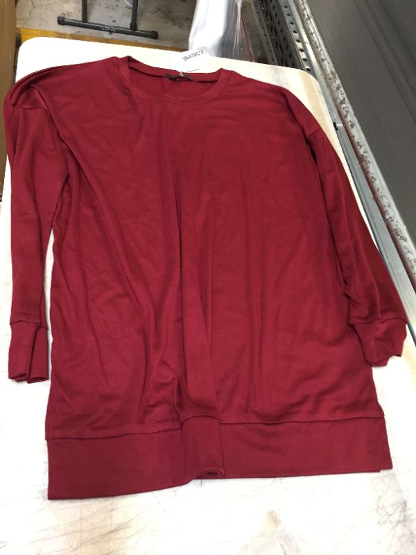 Photo 1 of Levaca Men's Maroon Long-sleeved Top Sz L